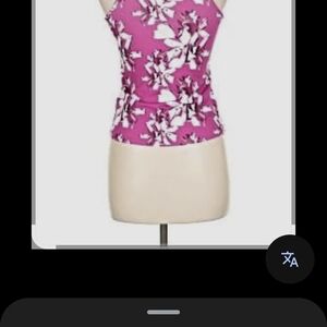 Avia Pink Floral Camisole Top